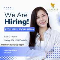 RECRUITER - SOCIAL MEDIA  at Forever Living Imports (India) Pvt. Ltd., Mumbai